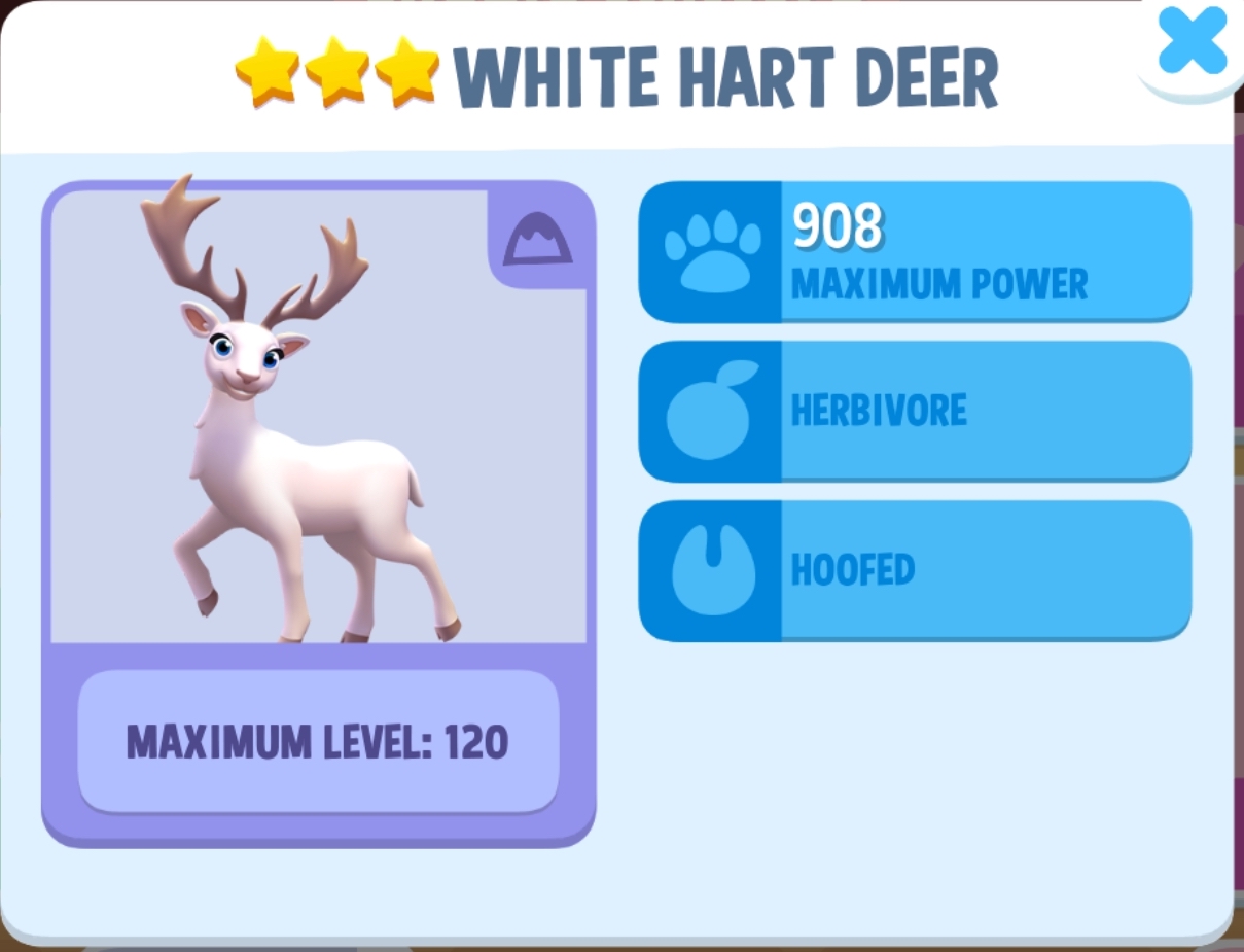 White Hart Deer Info