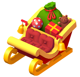 Holiday Sleigh Decoration