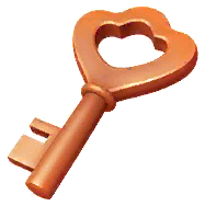 7x Bronze Key