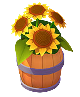 Sunflower Barrel