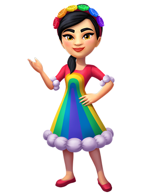 Megan Rainbow Skin