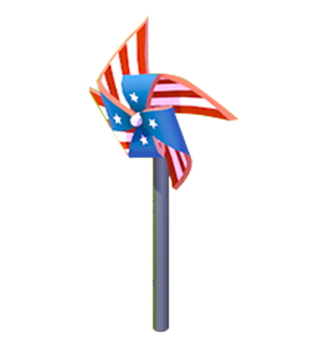 Patriotic Pinwheels (Decoration)