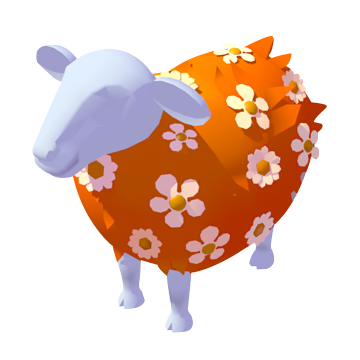 Floral Sheep (Decoration)