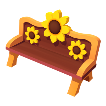 Floral Bench (Skin)