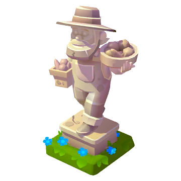 Harvest Hero Statue