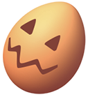 Halloween Brown Egg