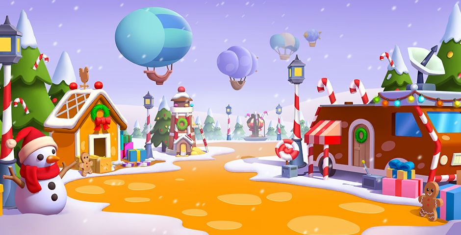 Gingerbread Village Banner