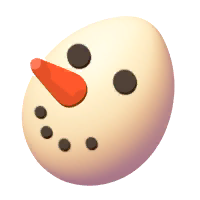 Christmas White Egg