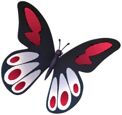 Red Mormon Butterfly