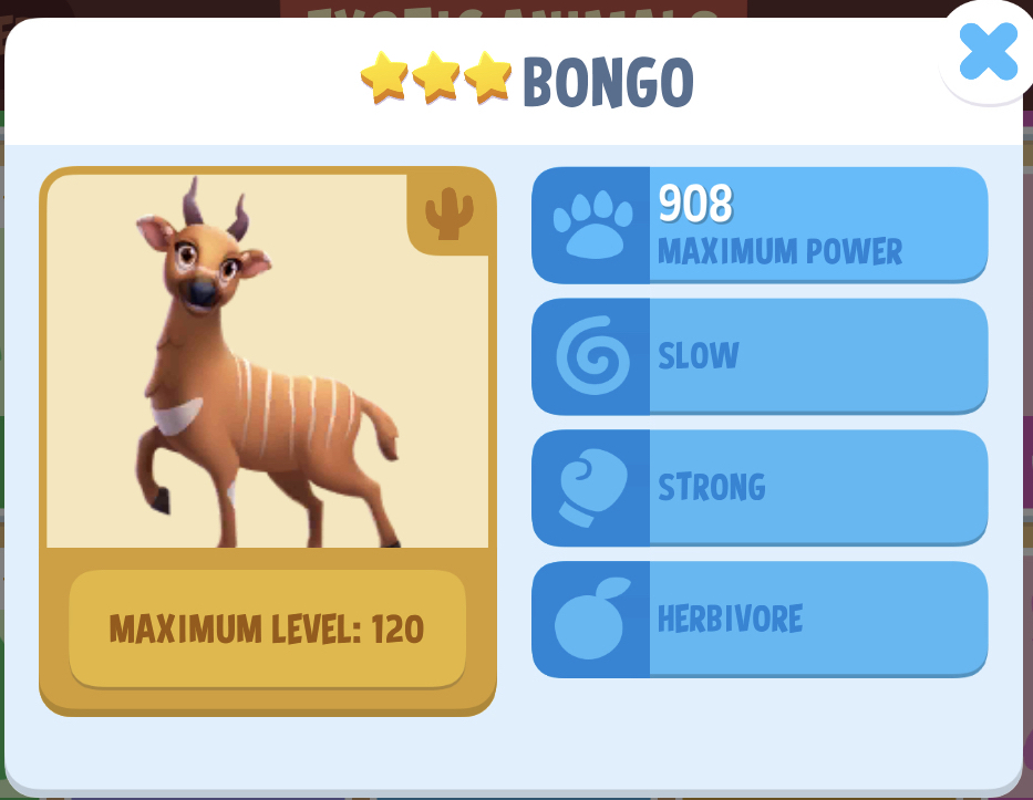 (Non Sanctuary) 1x Bongo Info