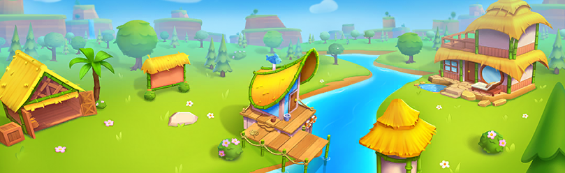 Bamboo Borough I Banner