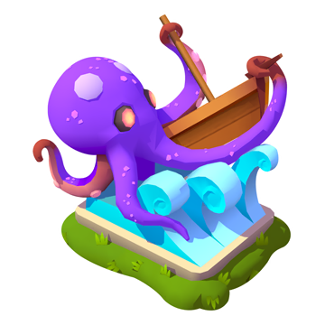 Kraken Statue