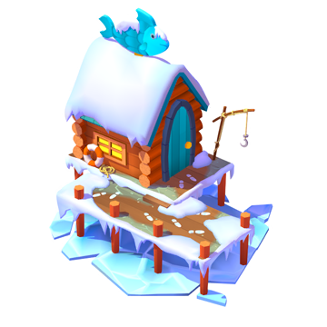 North Pole Village Fishing House