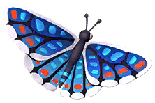 Blue Checkerspot Butterfly