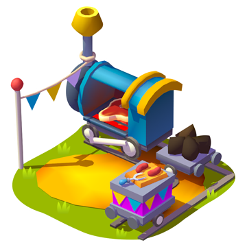 BBQ Vintage Train Skin