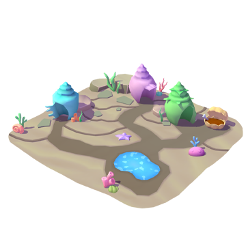 Lost Atlantis Woodland Animal Home