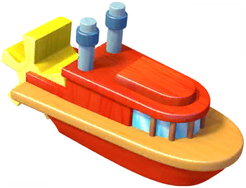 Yellow Paddle Steamer