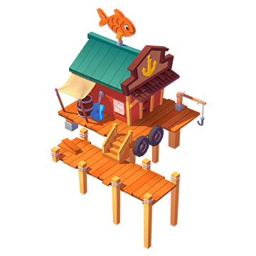 Cactus County Fishing house