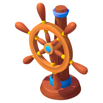 Deco Ship Wheel