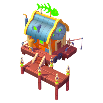 Frankenstein's Forge Fishing house