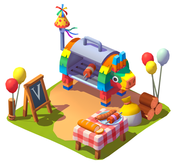 Pinata BBQ Skin