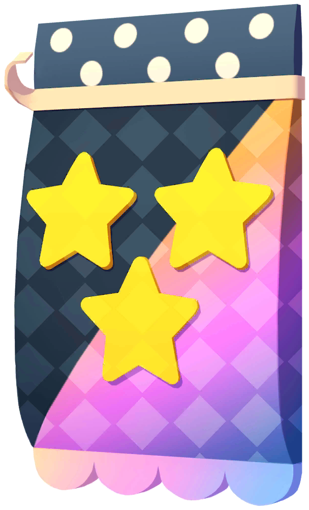1x 3 Gold Star Jigsaw Pack
